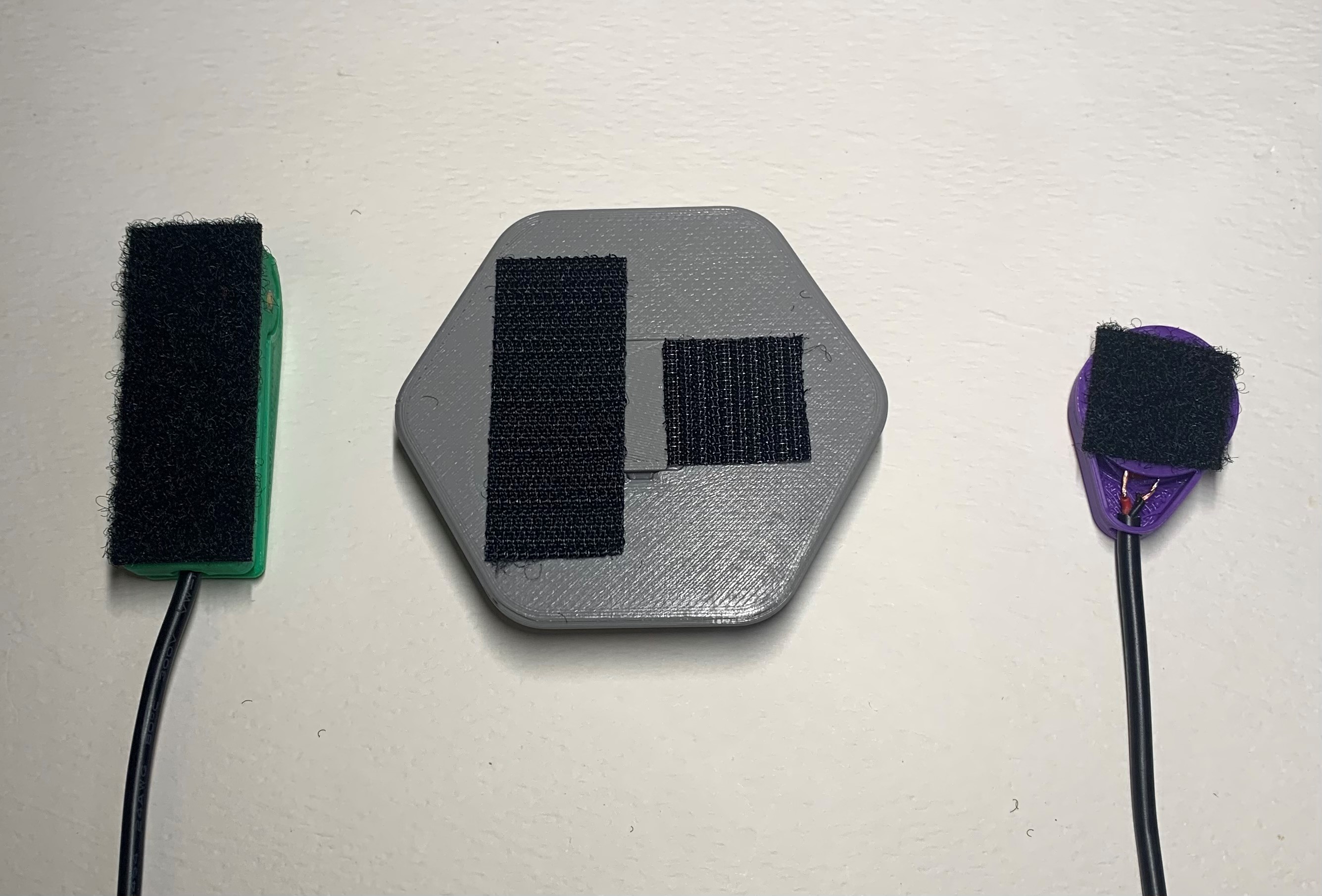 Open Universal Mounting Plate — Adding Velcro